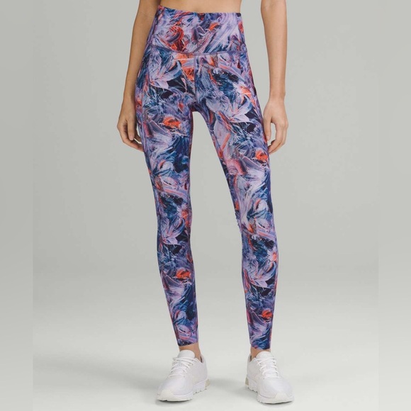 LULULEMON Fast and Free Brushed Fabric High-Rise Tight 28" Size 4 $128 Like New - Picture 1 of 16